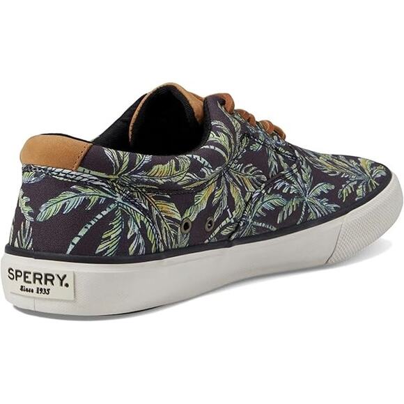 SPERRY New $109 Striper II CVD Seacycled Black Palm Trees Size Men\'s 8.5 main image 4